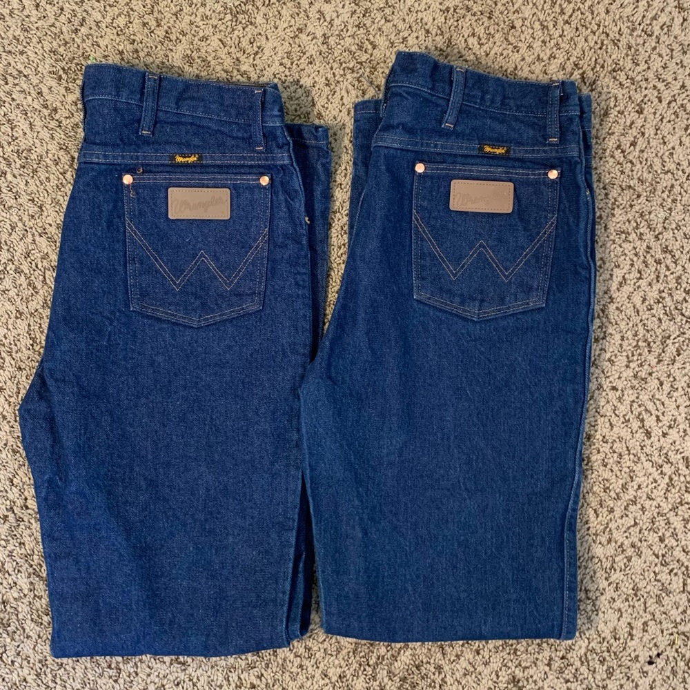 [Wrangler] Bundle Dark Wash Bootcut Jeans - 36x32